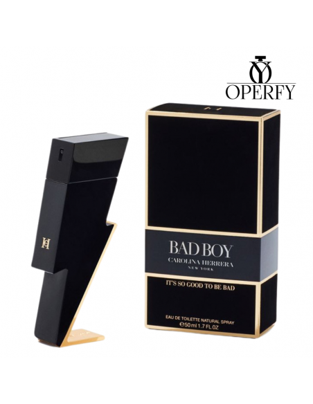 Perfume Carolina Herrera Bad Boy con caja