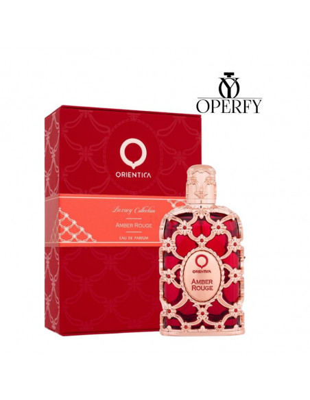 Perfume Orientica Amber Rouge con caja