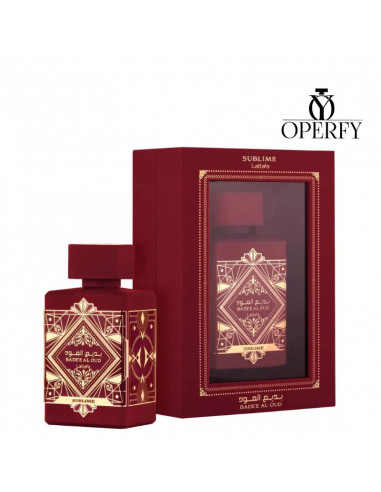 Perfume Lattafa Bade'e Al Oud Sublime con caja
