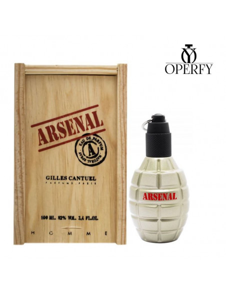 Perfume Gilles Cantuel Arsenal con caja