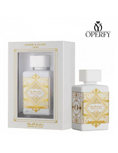 Perfume Lattafa Bade'e Al Oud Honor & Glory con caja
