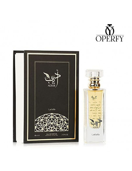 Perfume Lattafa Adeeb con caja