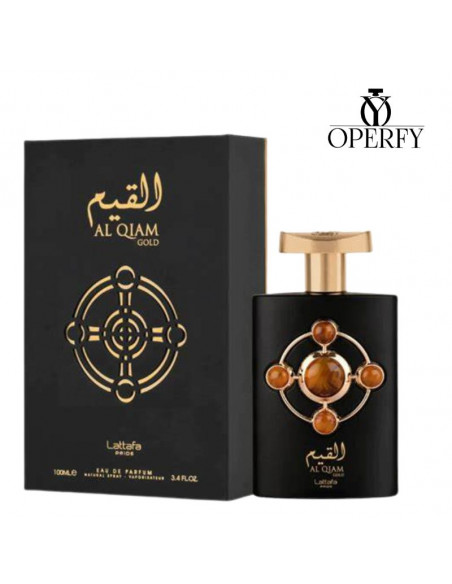Perfume Lattafa Al Qiam Gold con caja