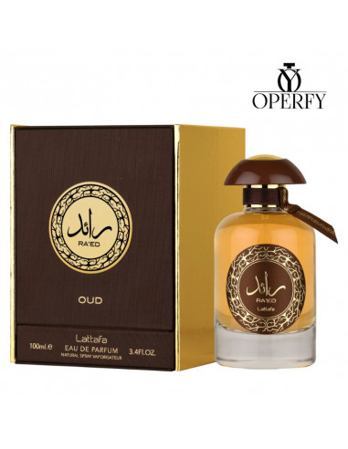 Perfume Ra'ed Oud  con caja