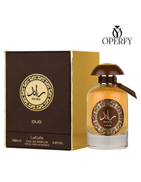 Perfume Ra'ed Oud  con caja