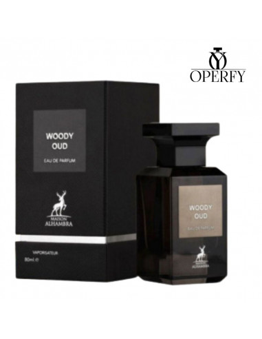 Perfume Maison Alhambra Woody Oud  con caja