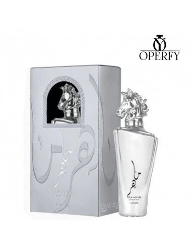 Perfume Lattafa Maahir Legacy con caja