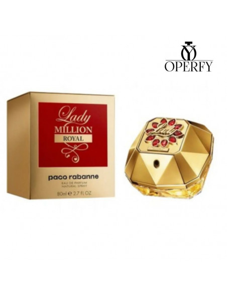 Perfume Paco Rabanne Lady Million Royal con caja