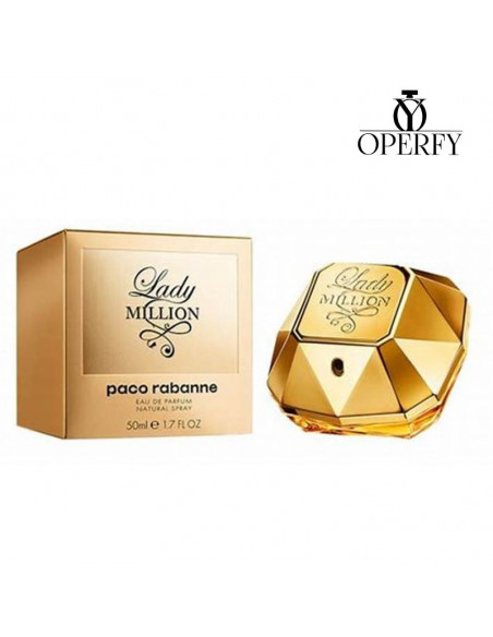 Perfume Paco Rabanne Lady Million con caja