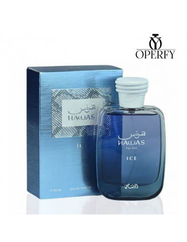Perfume Rasasi Hawas ice con caja