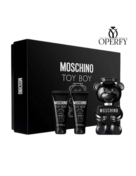 Estuches con cremas y splash Moschino Toy boy con caja