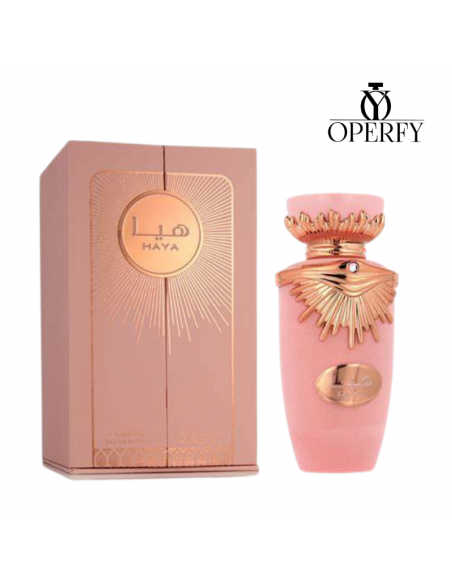 Perfume Haya de lattafa con caja