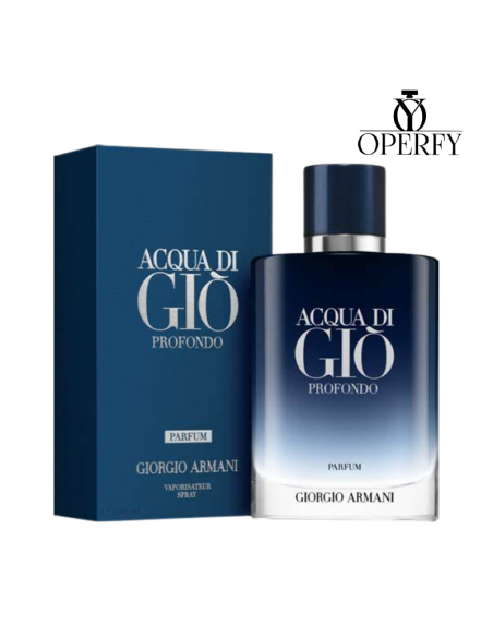 Perfume Acqua di Gio profondo Parfum  con caja