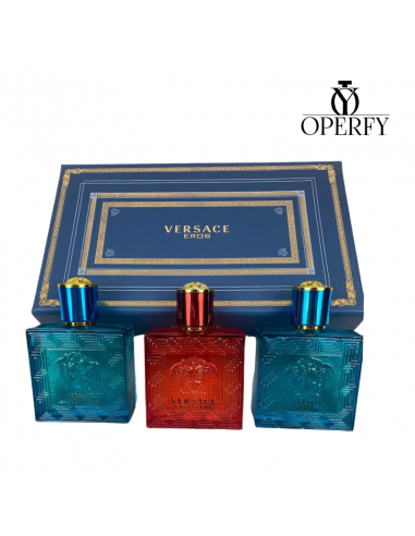 Set de Versace 3 perfumes con caja