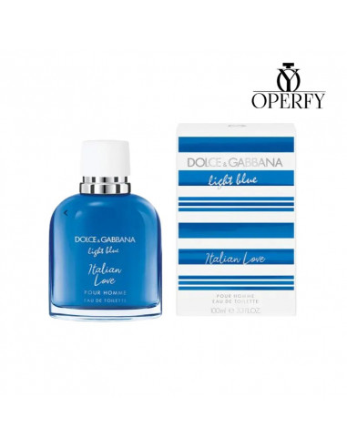 Perfume Dolce & Gabbana light blue Italian Love Caja