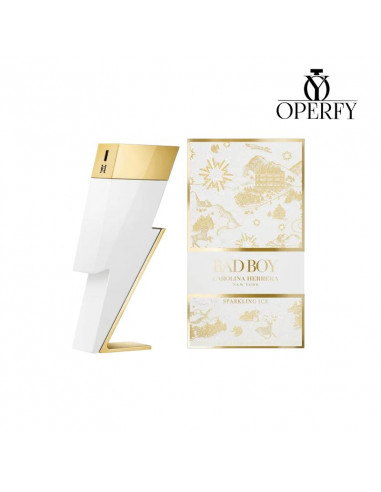 Perfume Carolina Herrera Bad Boy Sparkling Ice Caja