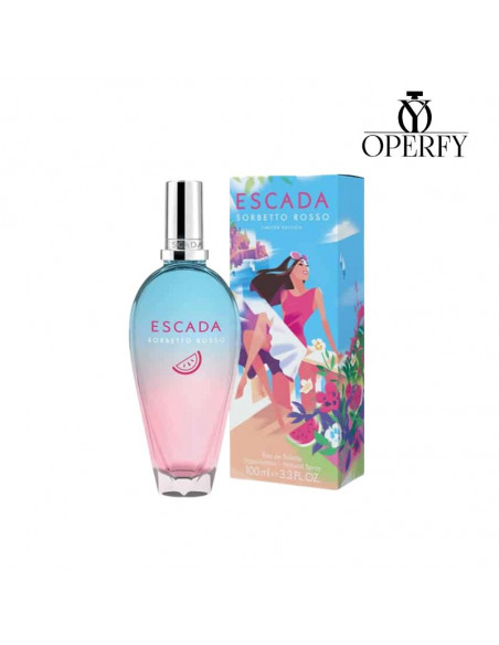 Perfume Escada Sorbetto Rosso Caja