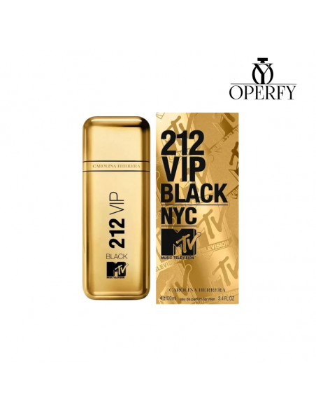 Perfume Carolina Herrera 212 VIP Men Black MTV (Edicion Especial) 100ml EDT - Hombre