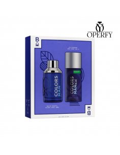 Estuche Benetton Colors Man Blue 100ml y Desodorante 150ml - Hombre 2