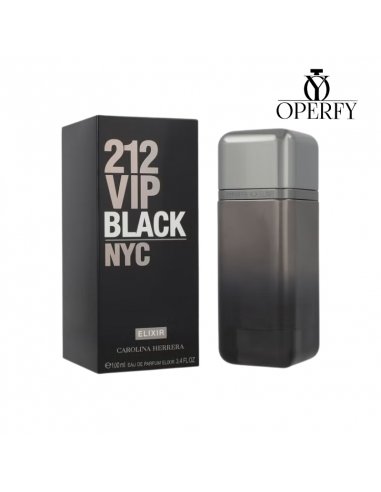 Perfume Carolina Herrera 212 VIP men black exilir 100 ml EDP - Hombre