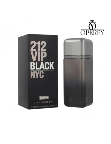 Perfume Carolina Herrera 212 VIP men black exilir 100 ml EDP - Hombre